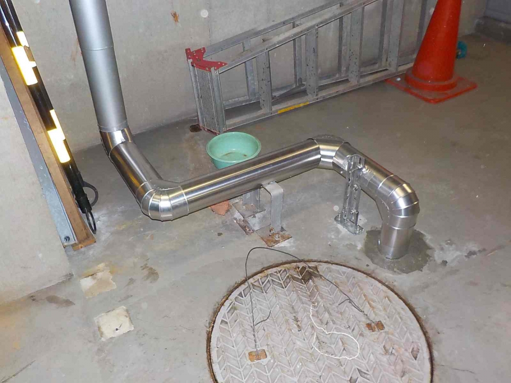 消火水槽付帯設備改修